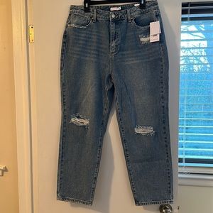 Shoedazzle Loose Fit Wide Legged Jeans